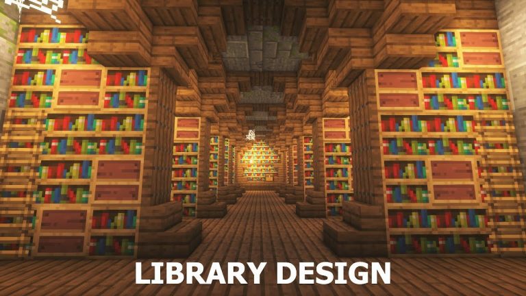 ¿Como Hacer Bibliotecas En Minecraft?
