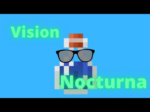 ¿Como Hacer Pocion De Vision Nocturna En Minecraft?
