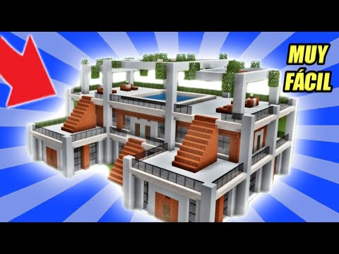 ¿Como Hacer Una Mansion Moderna En Minecraft?