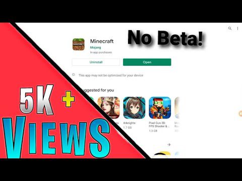 Minecraft Bedrock Leave Beta